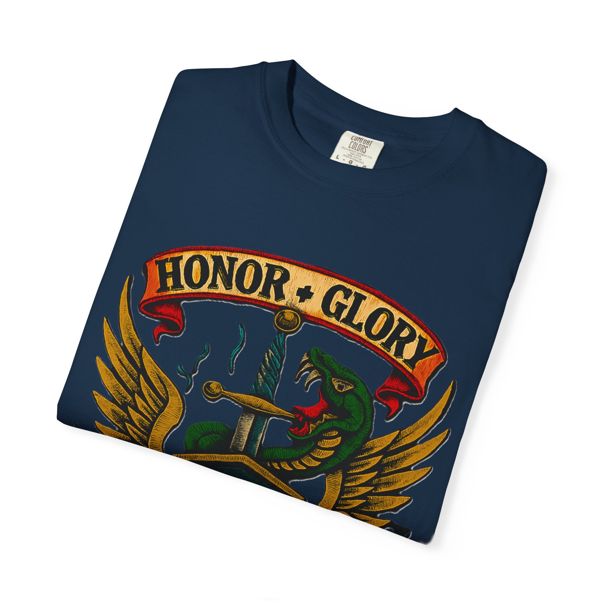 Honor & Glory Unisex Garment-Dyed T-Shirt - Stylish Casual Wear, Gift for Friends, Vintage Inspired Tee, Unique Graphic Shirt, [...]
