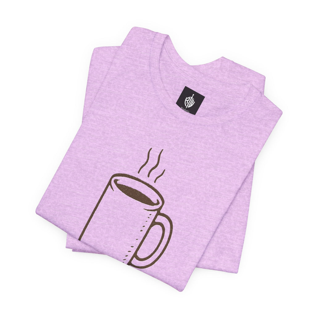 Coffee Mug 'Primitive Technology' T-Shirt — Rustic Coffee Lover Tee