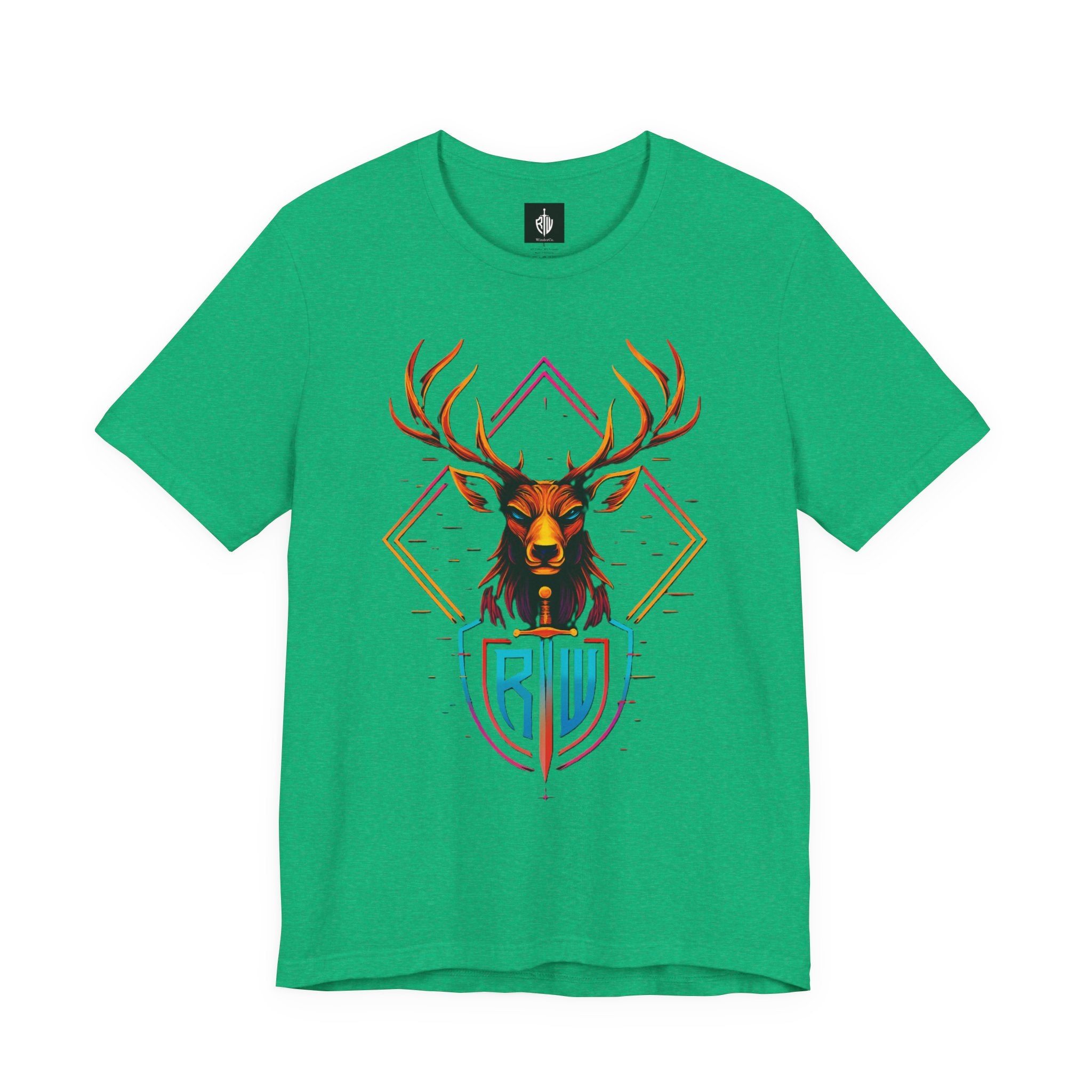 Stylish Graphic Tee with Deer Design, Nature Lover Shirt, Outdoor Adventure Apparel, Gift for Him/Her, Casual Fashion Wear