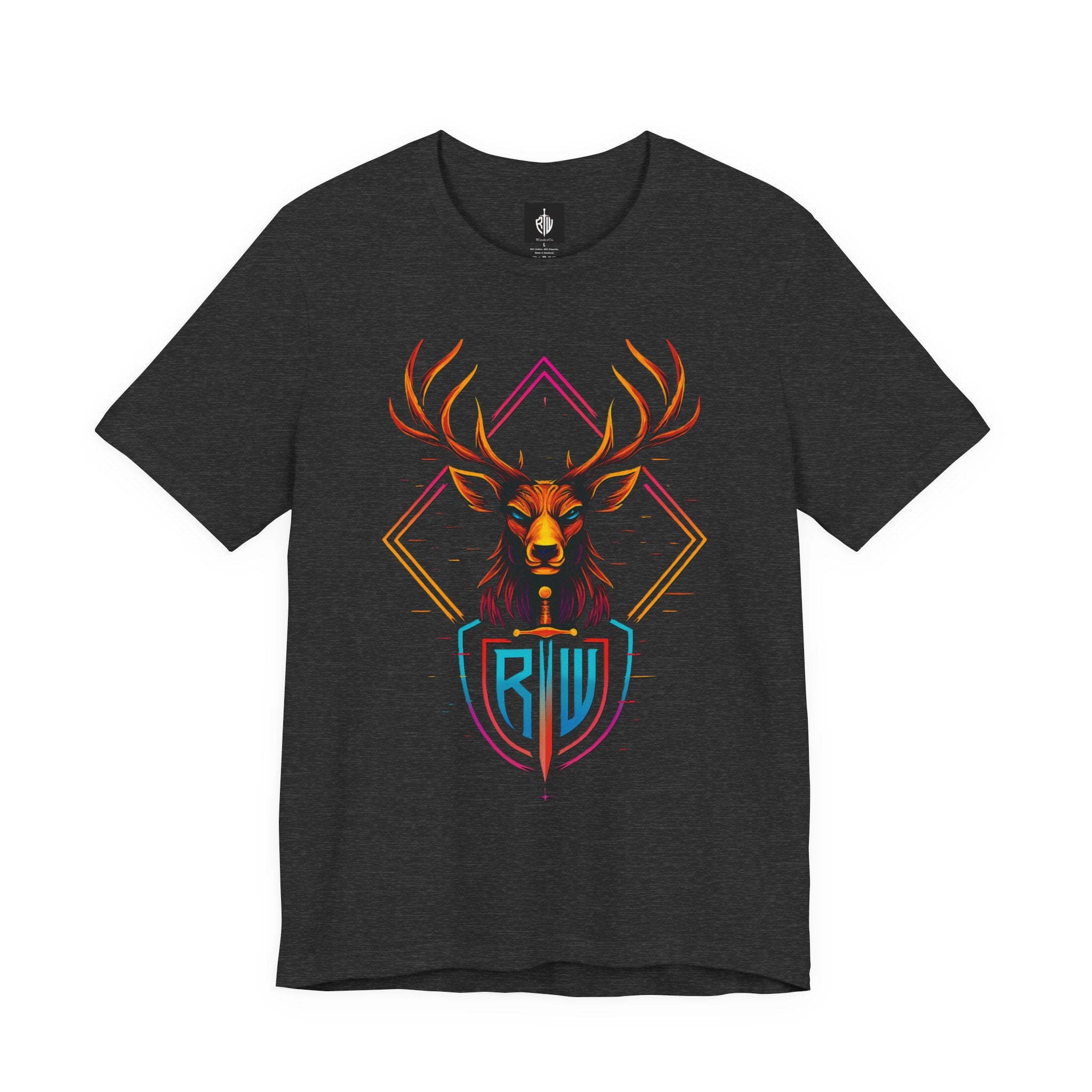 Stylish Graphic Tee with Deer Design, Nature Lover Shirt, Outdoor Adventure Apparel, Gift for Him/Her, Casual Fashion Wear