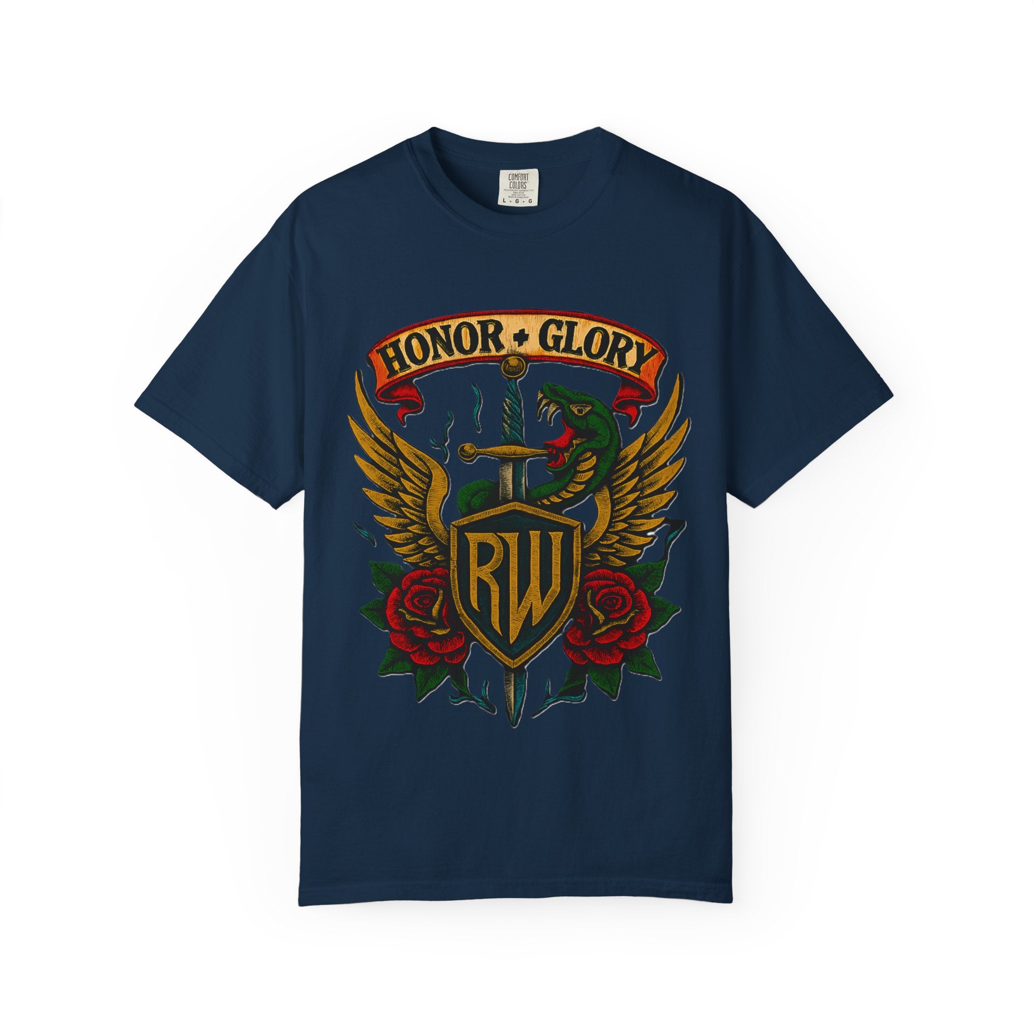 Honor & Glory Unisex Garment-Dyed T-Shirt - Stylish Casual Wear, Gift for Friends, Vintage Inspired Tee, Unique Graphic Shirt, [...]