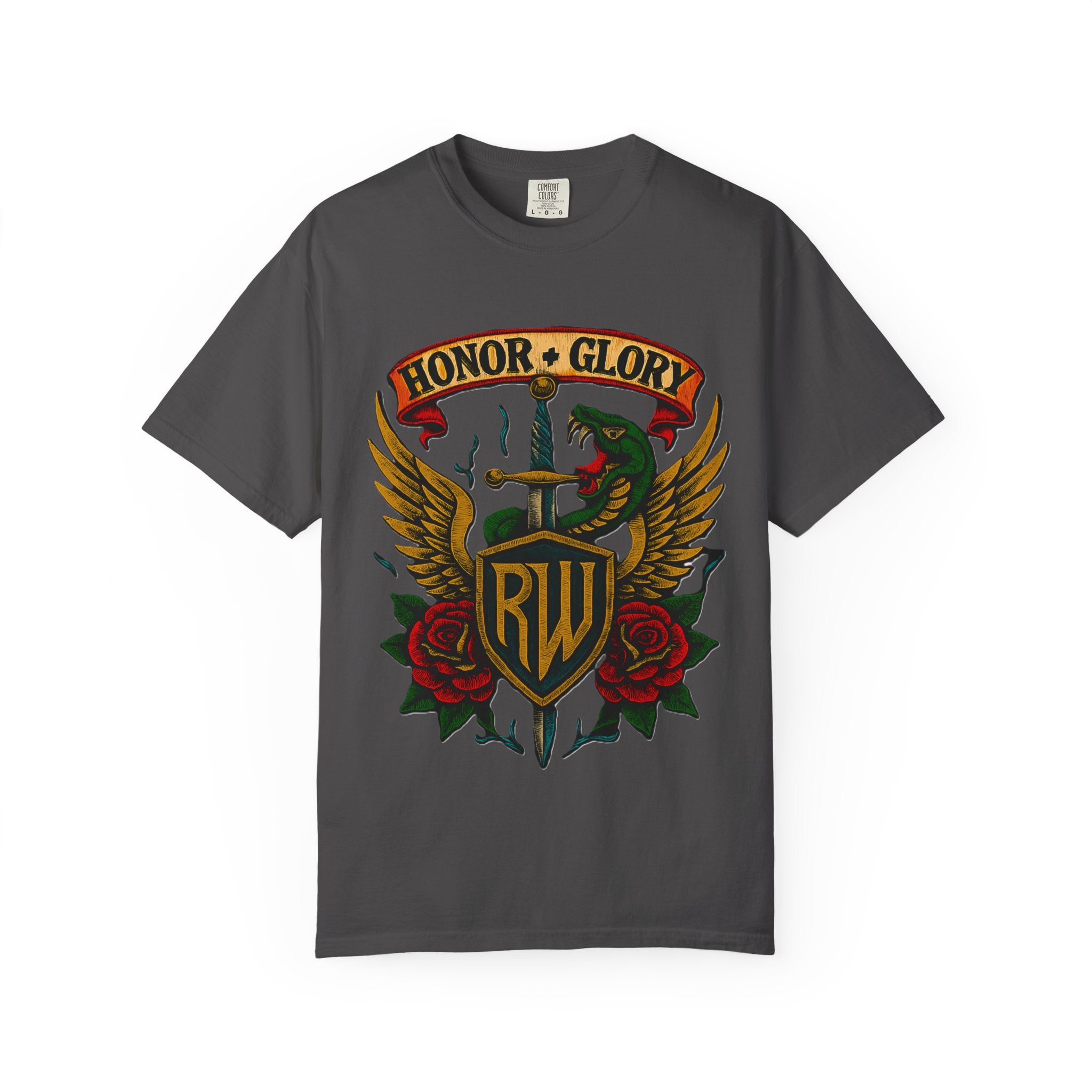 Honor & Glory Unisex Garment-Dyed T-Shirt - Stylish Casual Wear, Gift for Friends, Vintage Inspired Tee, Unique Graphic Shirt, [...]