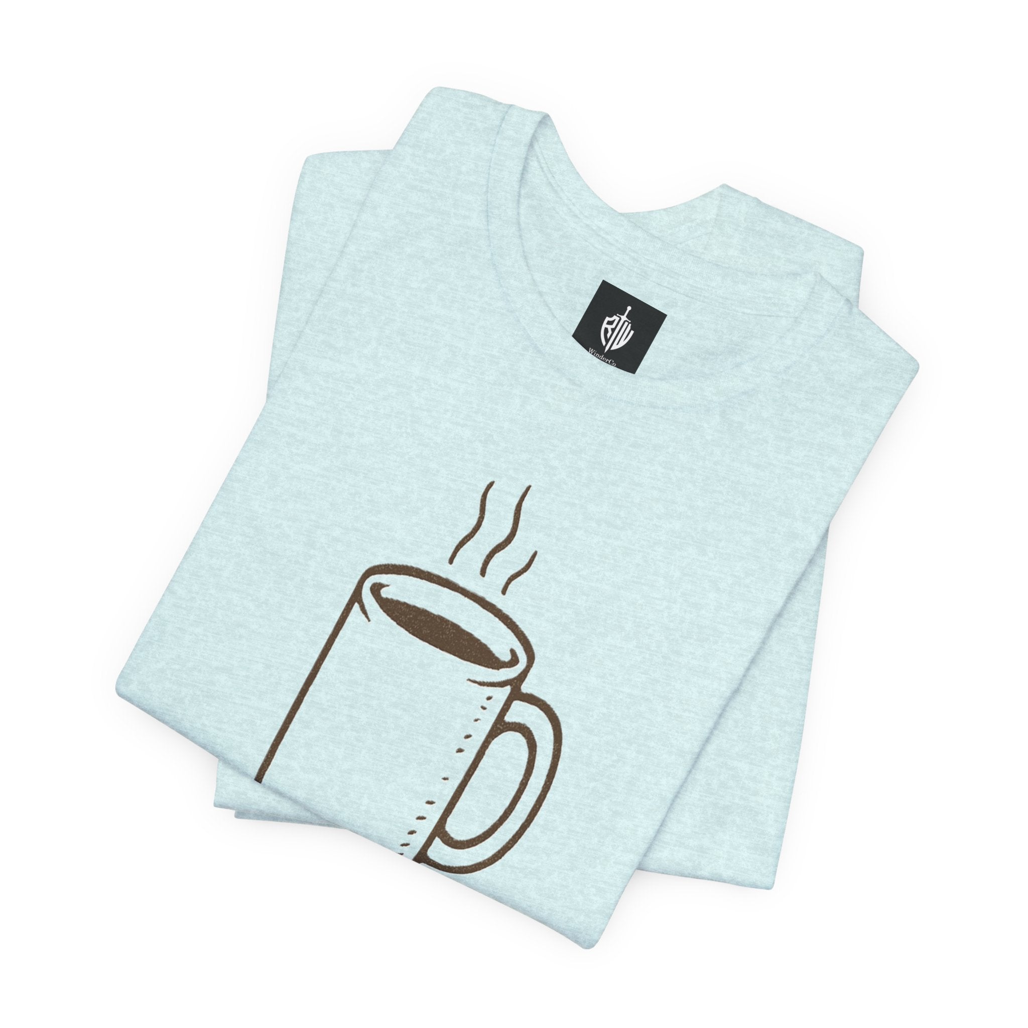 Coffee Mug 'Primitive Technology' T-Shirt — Rustic Coffee Lover Tee