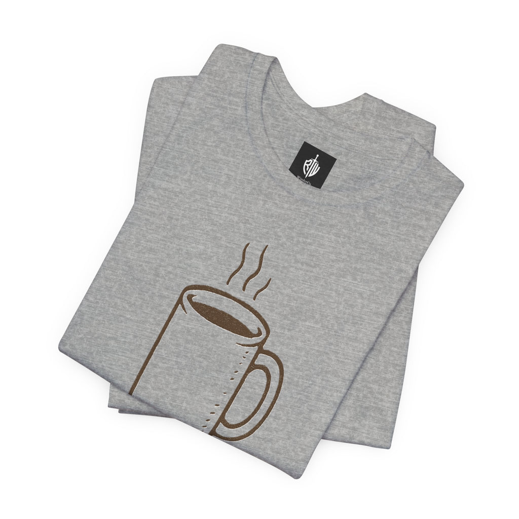 Coffee Mug 'Primitive Technology' T-Shirt — Rustic Coffee Lover Tee
