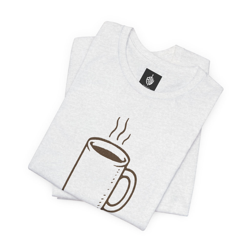Coffee Mug 'Primitive Technology' T-Shirt — Rustic Coffee Lover Tee