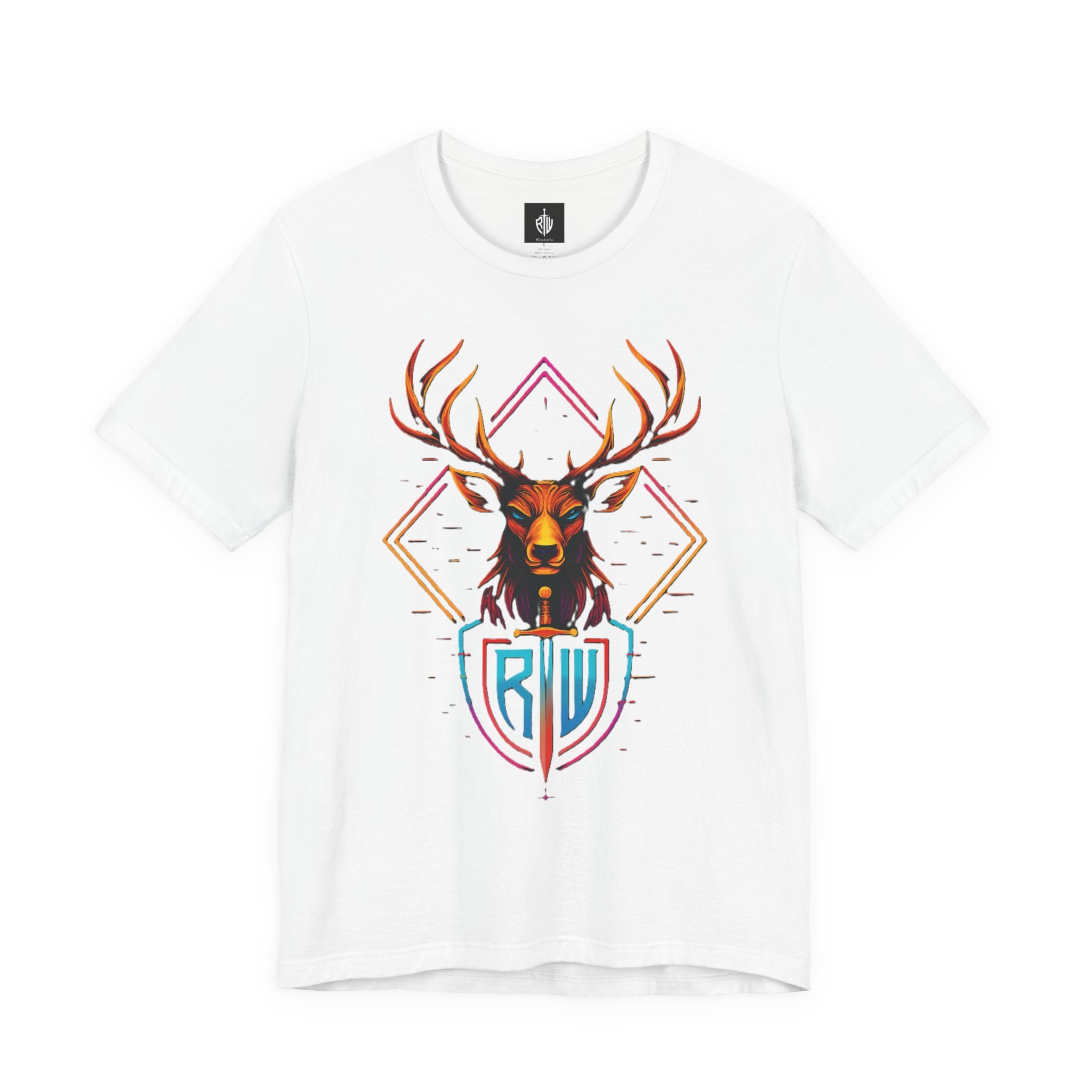 Stylish Graphic Tee with Deer Design, Nature Lover Shirt, Outdoor Adventure Apparel, Gift for Him/Her, Casual Fashion Wear