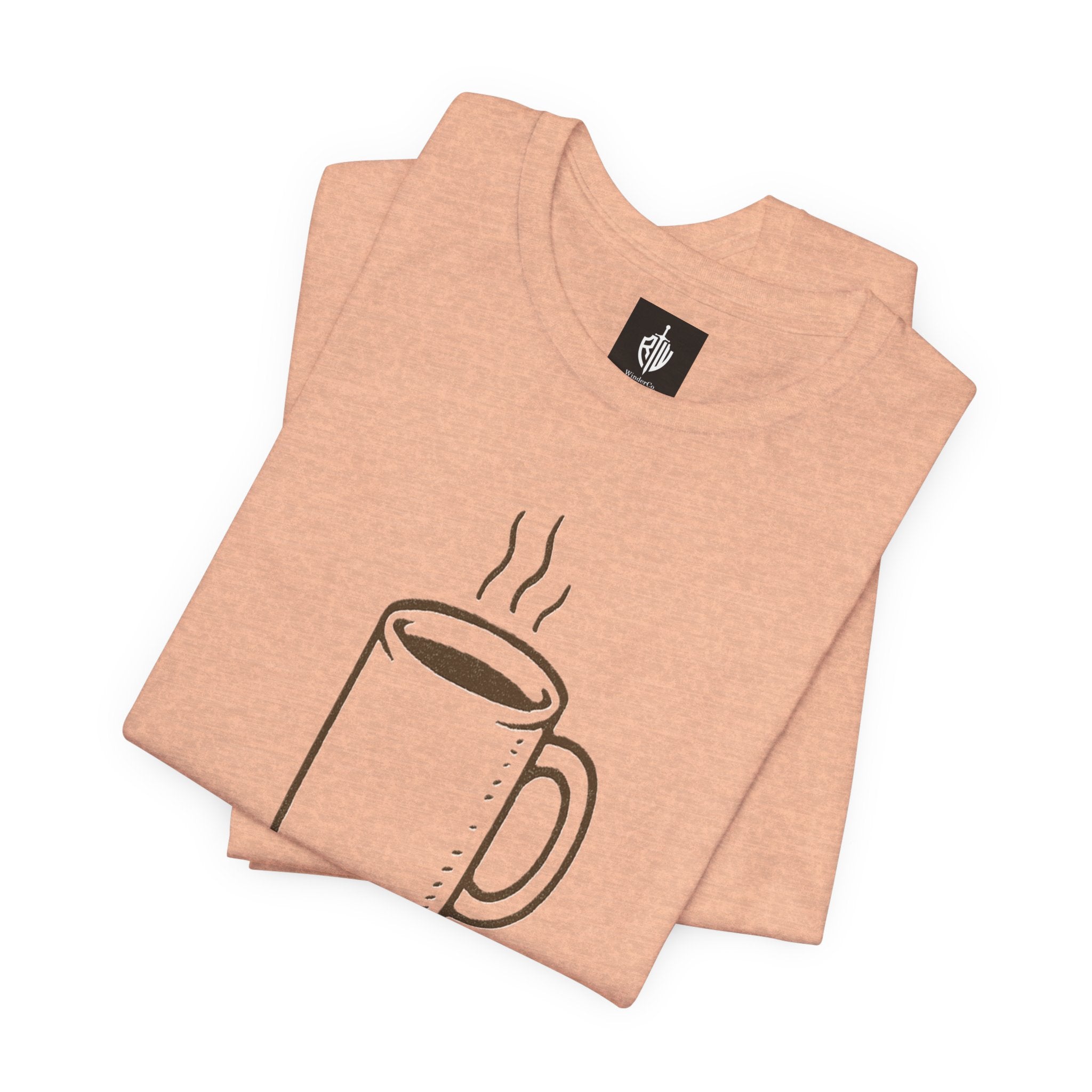 Coffee Mug 'Primitive Technology' T-Shirt — Rustic Coffee Lover Tee