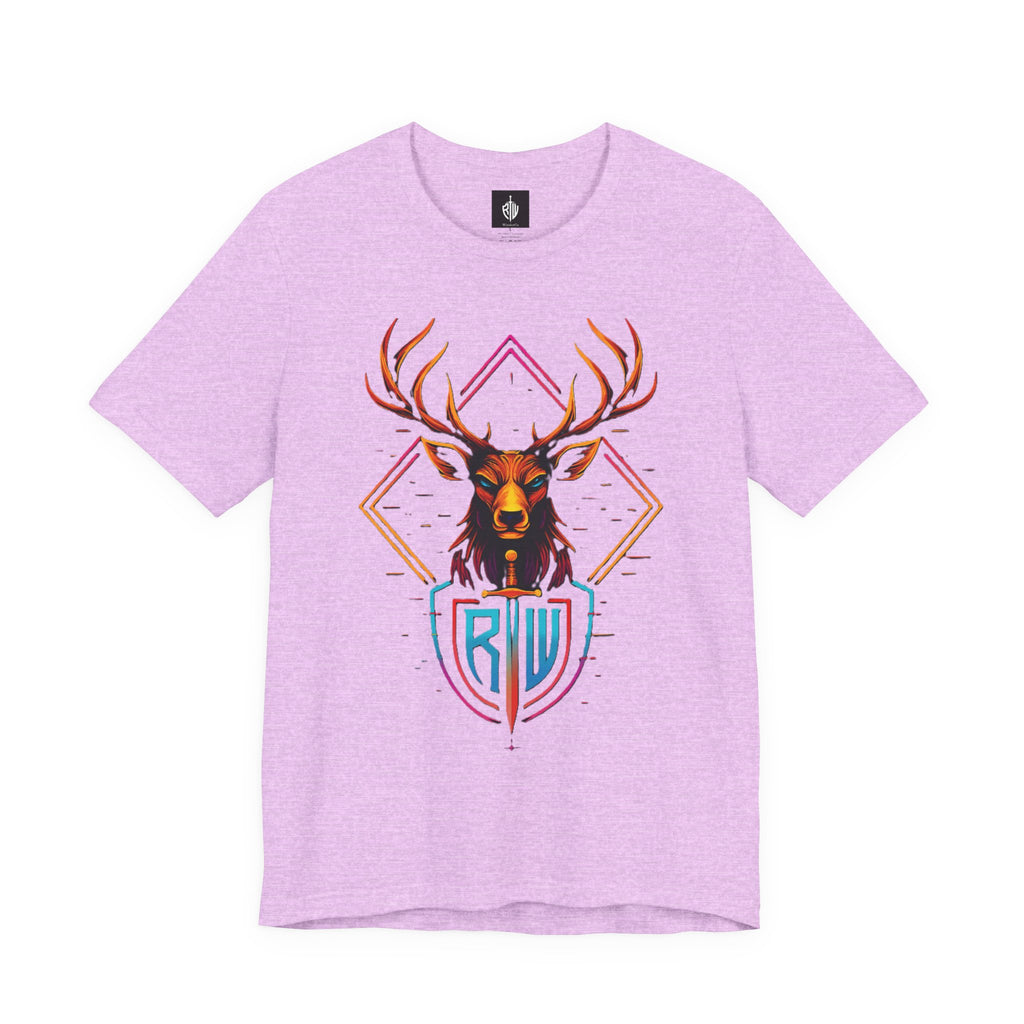 Stylish Graphic Tee with Deer Design, Nature Lover Shirt, Outdoor Adventure Apparel, Gift for Him/Her, Casual Fashion Wear