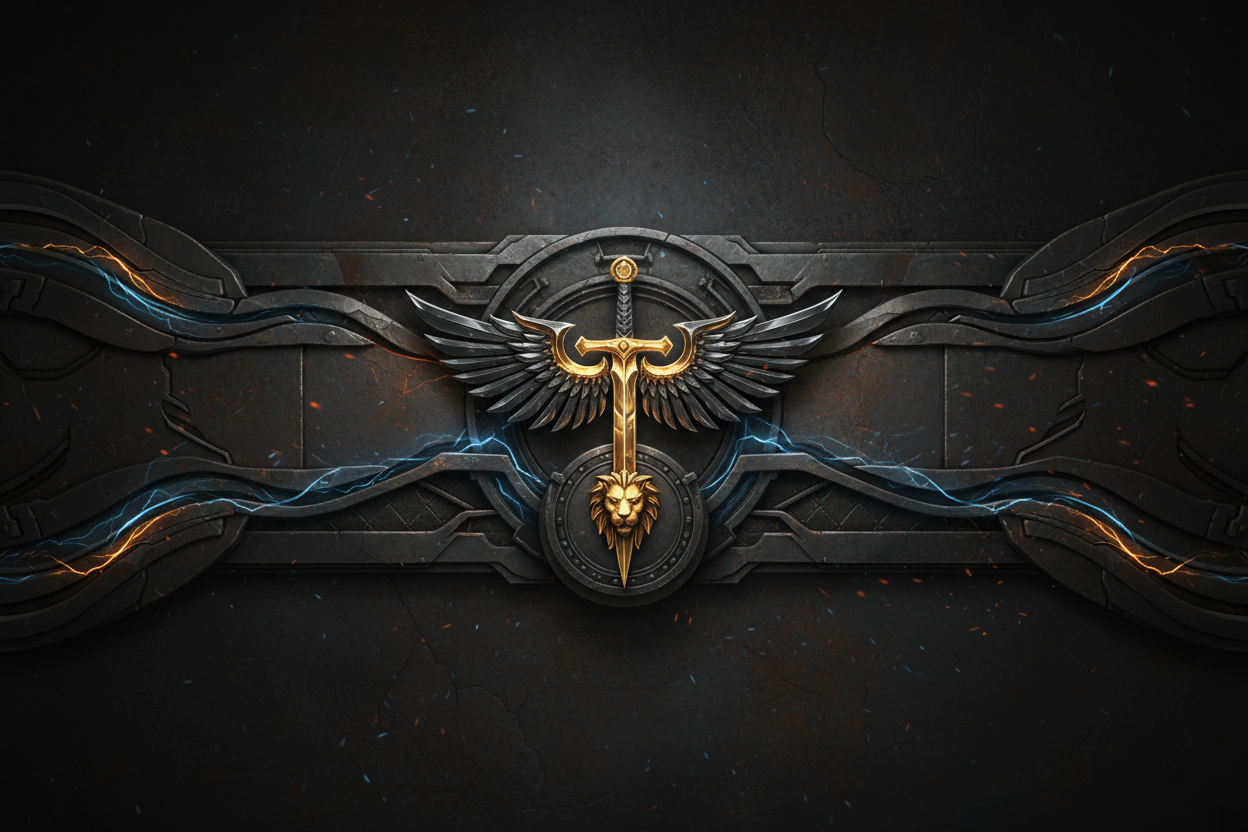 Hero banner with dramatic background